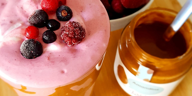 RECEITA: SMOOTHIE DE FRUTAS VERMELHAS